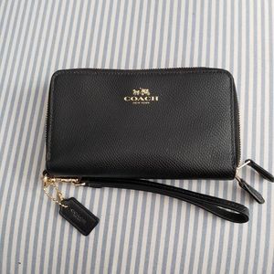 Coach Zip Around Wallet/ Wristlet